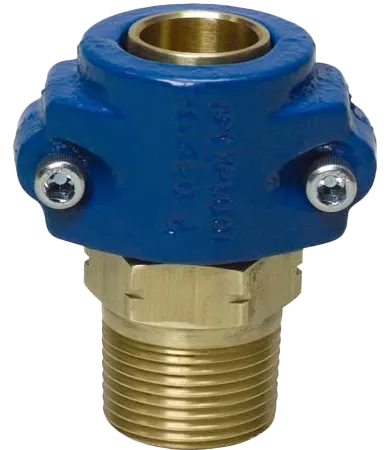 APT® 1-1/2" Brass XP Pipe Clamshell Swivel Fitting